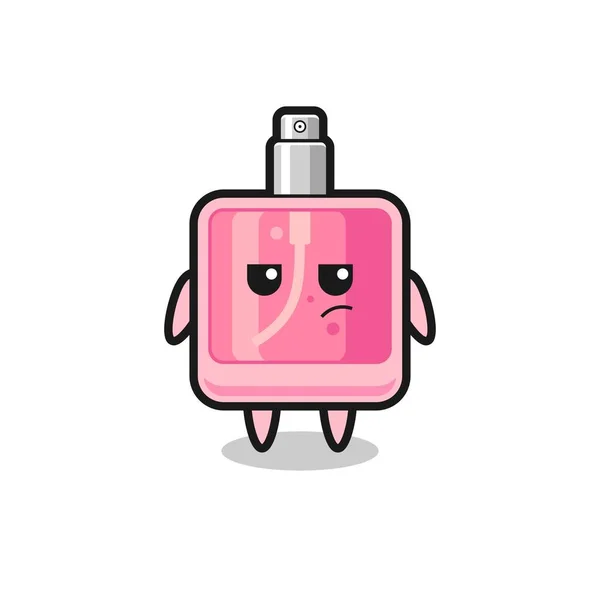 Personnage Parfum Mignon Avec Expression Suspecte Conception Style Mignon Pour — Image vectorielle