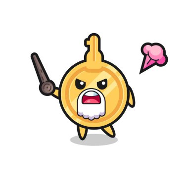 Şirin anahtar. Dedem kızıyor, sevimli tasarım.