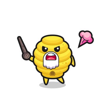 Şirin arı kovanı dedem kızıyor, şirin tasarım.