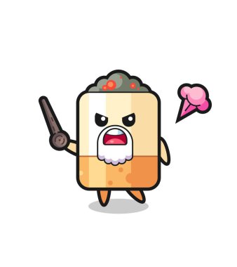 Şirin sigara dedem kızıyor, şirin tasarım.