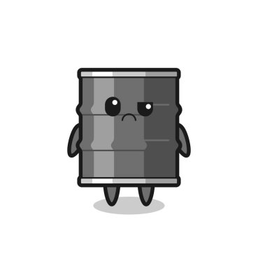 Petrol varilinin maskotu, kuşkulu yüzlü, şirin bir tasarım.