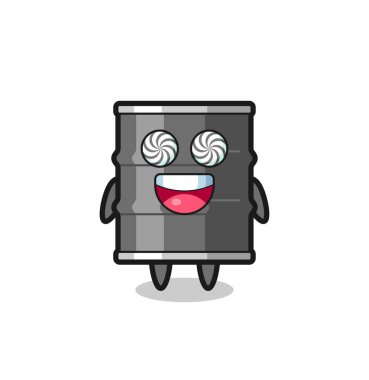 Hipnotize olmuş gözlü, şirin bir yağ fıçısı karakteri.