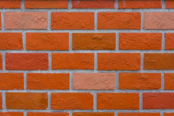 Empty orange  brick wall textured background. — Stock Photo, Image