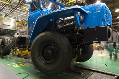 URAL otomobil fabrikasında yeni bir Rus kamyonu kuruldu