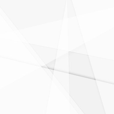 Teknoloji hatlarıyla Dinamik Beyaz ve gri geometrik soyut arkaplan