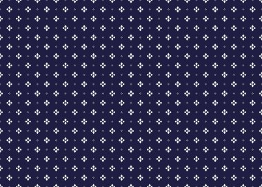 Etnik kumaşsız desen, mavi ve beyaz renk, kumaş, halı, batik, duvar kağıdı, ambalaj vesaire için tasarım.