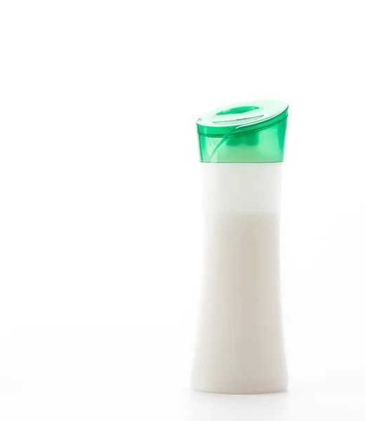 Bottiglia di plastica con sapone liquido — Foto Stock