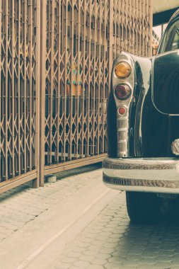 Vintage ışık lamba araba 