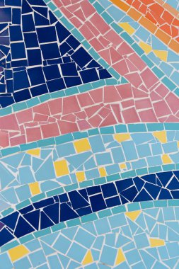 Mozaik döşeme arka planı için 