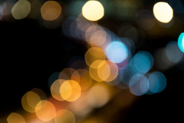 Flou bokeh bangagara nuit ville paysage — Photo