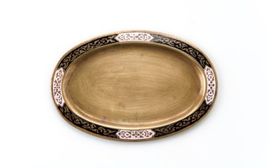 Eski plaka üzerinde beyaz