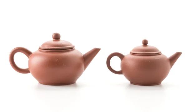 Old Teapot on white — Stock Photo, Image