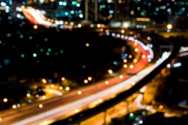 bulanık bokeh cityscape 