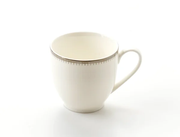 Порожня чашка кави або чашки — стокове фото