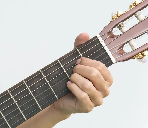 Handspiel auf der Gitarre — Stockfoto