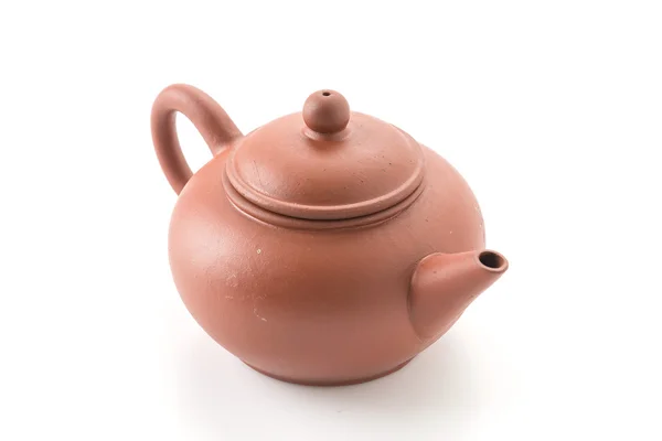 Old Teapot on white — Stock Photo, Image