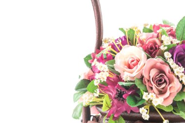 Beyaz çiçek buketi 