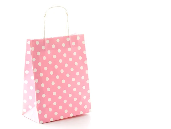 Paper bag on white — Stock Photo, Image