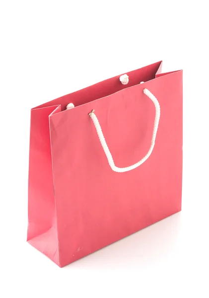 Paper bag on white — Stock Photo, Image