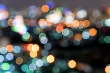 bulanık bokeh cityscape 