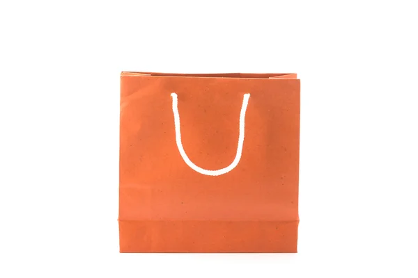 Paper bag on white — Stock Photo, Image