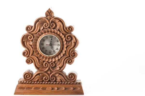 Old wooden clock — Stock Photo, Image
