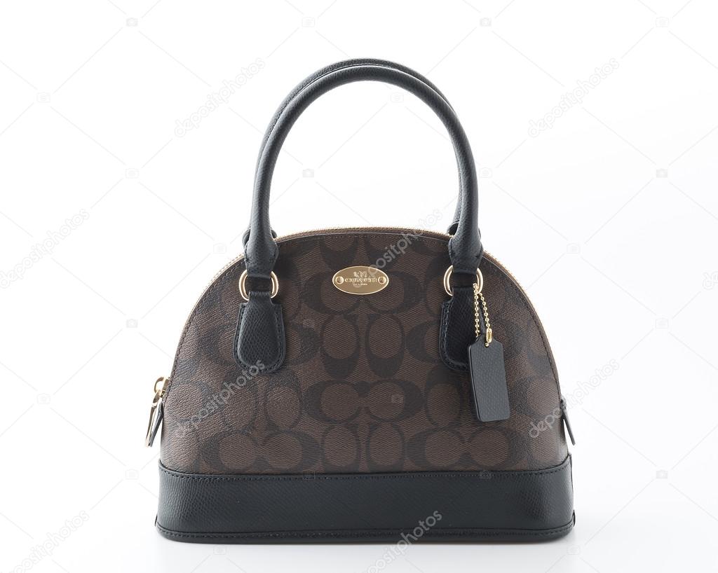 Bangkok, Thailand - JUNE 21, 2015: Coach bag.is an American luxury leather goods bag.