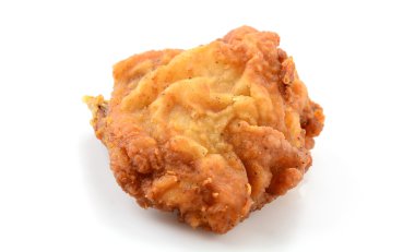 beyaz üzerine kızarmış tavuk