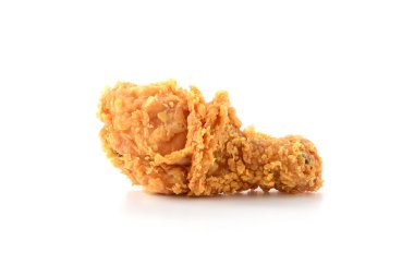 beyaz üzerine kızarmış tavuk