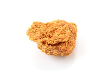 beyaz üzerine kızarmış tavuk