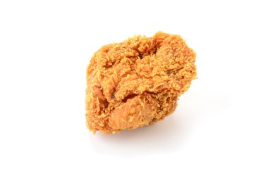 beyaz üzerine kızarmış tavuk