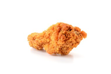 beyaz üzerine kızarmış tavuk