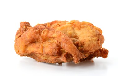 beyaz üzerine kızarmış tavuk