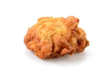 beyaz üzerine kızarmış tavuk