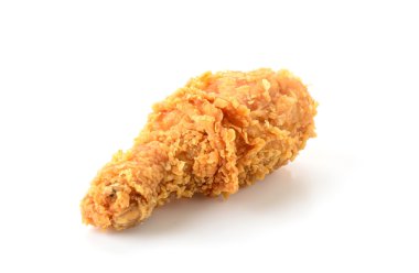 beyaz üzerine kızarmış tavuk