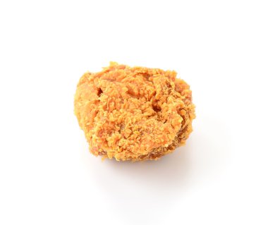 beyaz üzerine kızarmış tavuk