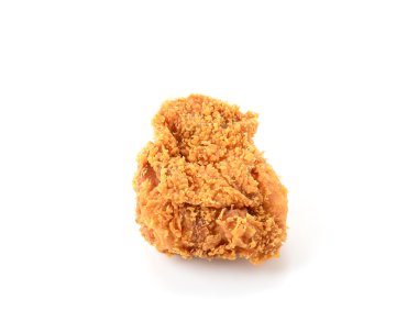 beyaz üzerine kızarmış tavuk