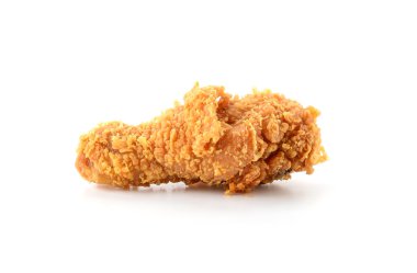 beyaz üzerine kızarmış tavuk