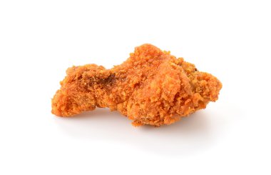 beyaz üzerine kızarmış tavuk