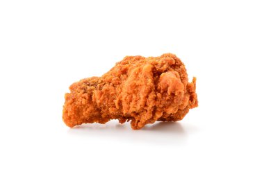 beyaz üzerine kızarmış tavuk