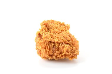 beyaz üzerine kızarmış tavuk