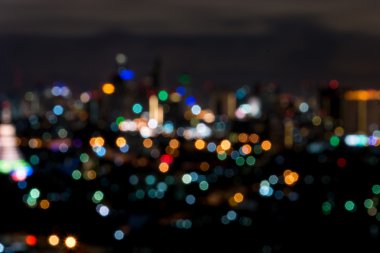 bulanık bokeh cityscape 