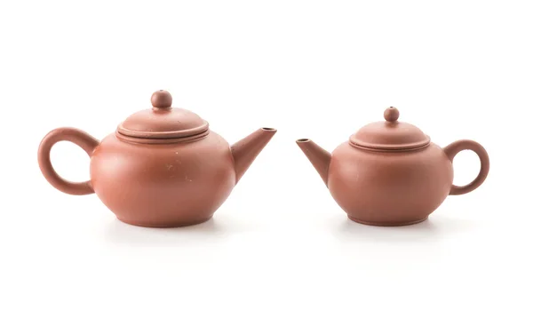 Old Teapot  on white — Stock Photo, Image