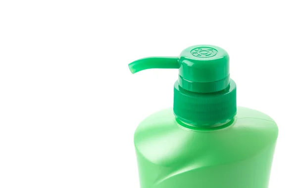 Пластикова пляшка з рідким милом — стокове фото