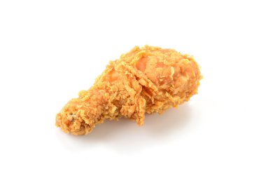 beyaz üzerine kızarmış tavuk