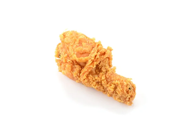 Pollo frito sobre blanco — Foto de Stock