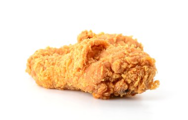 beyaz üzerine kızarmış tavuk