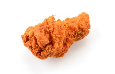 beyaz üzerine kızarmış tavuk