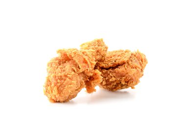 beyaz üzerine kızarmış tavuk