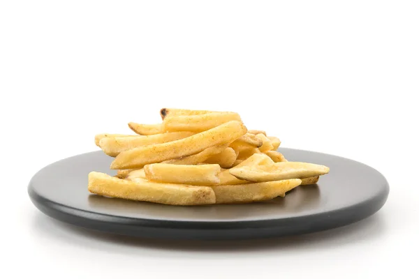 Papas fritas sobre fondo blanco — Foto de Stock